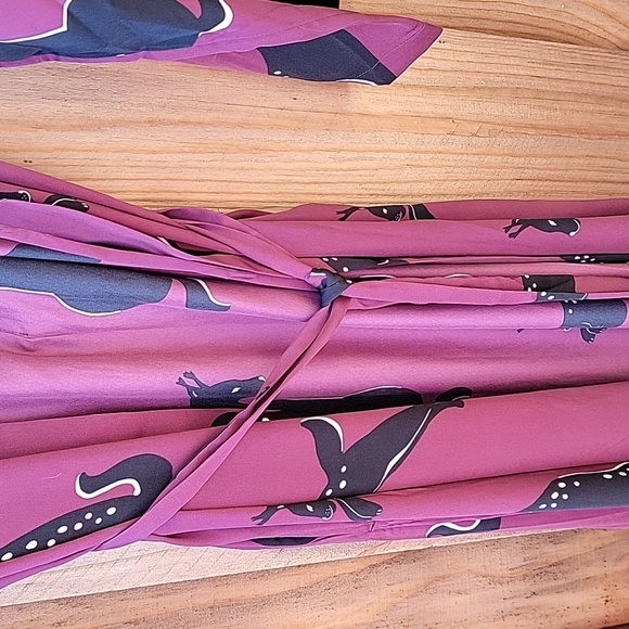 Shady lady black cat robe L/XL - Picture 5 of 12